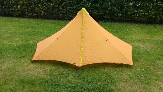 Rodless Pyramid Tent