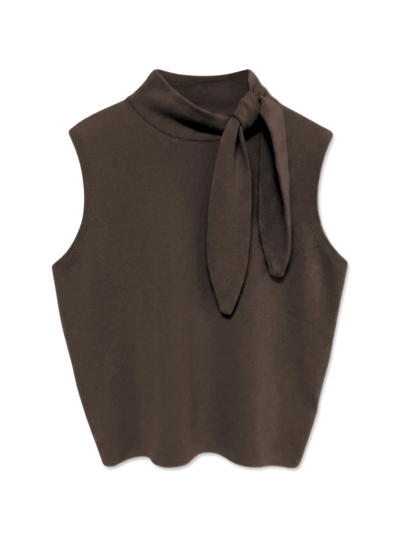 TSCASSI Tie Neck Top