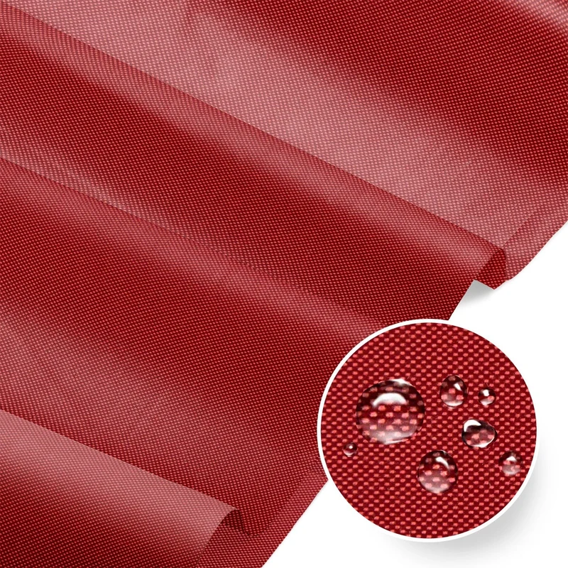 Wasserabweisender Stoff Oxford - Maroon
