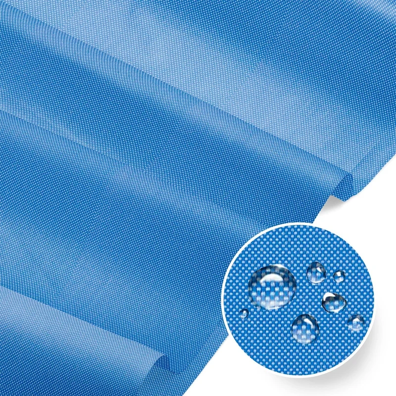 Wasserabweisender Stoff Oxford - Hellblau