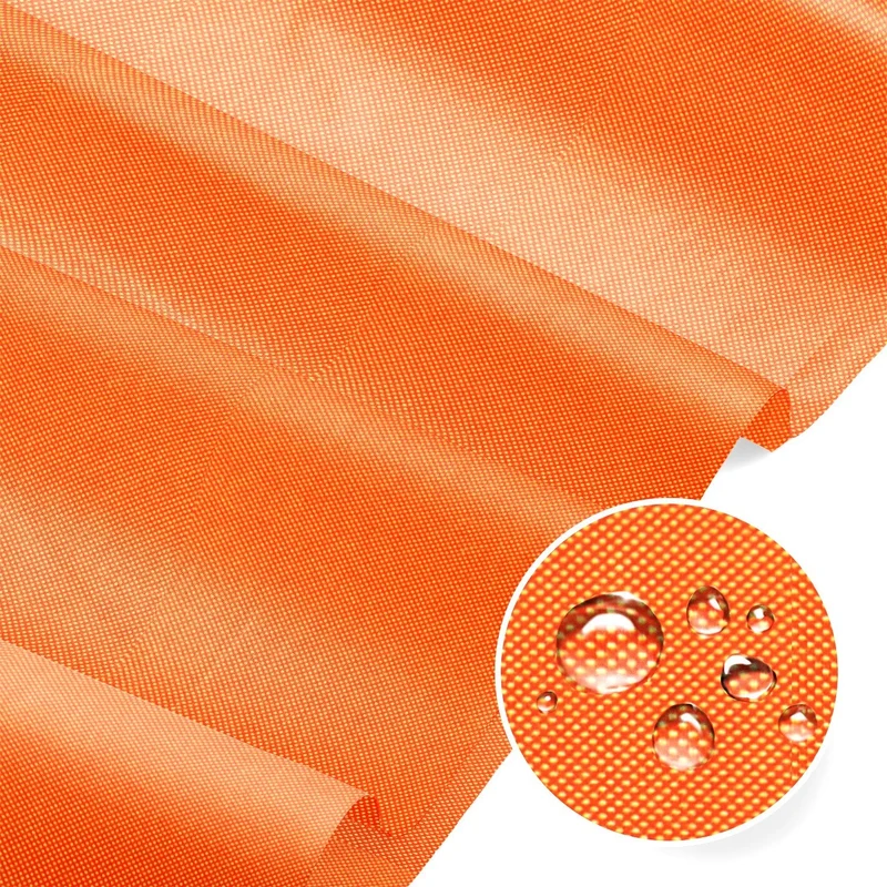 Wasserabweisender Stoff Oxford - Fluoreszierendes Neonorange