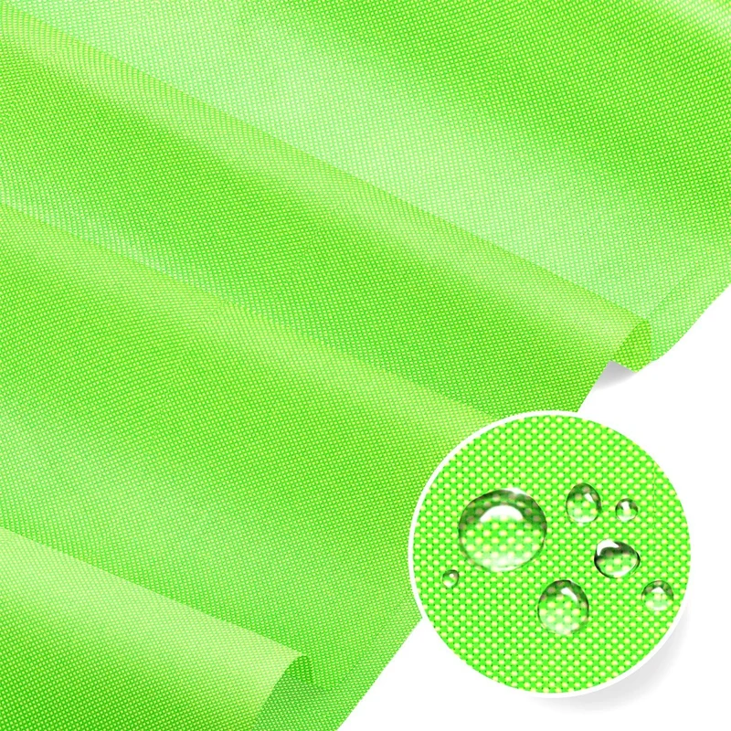 Wasserabweisender Stoff Oxford - fluoreszierendes Neongrün