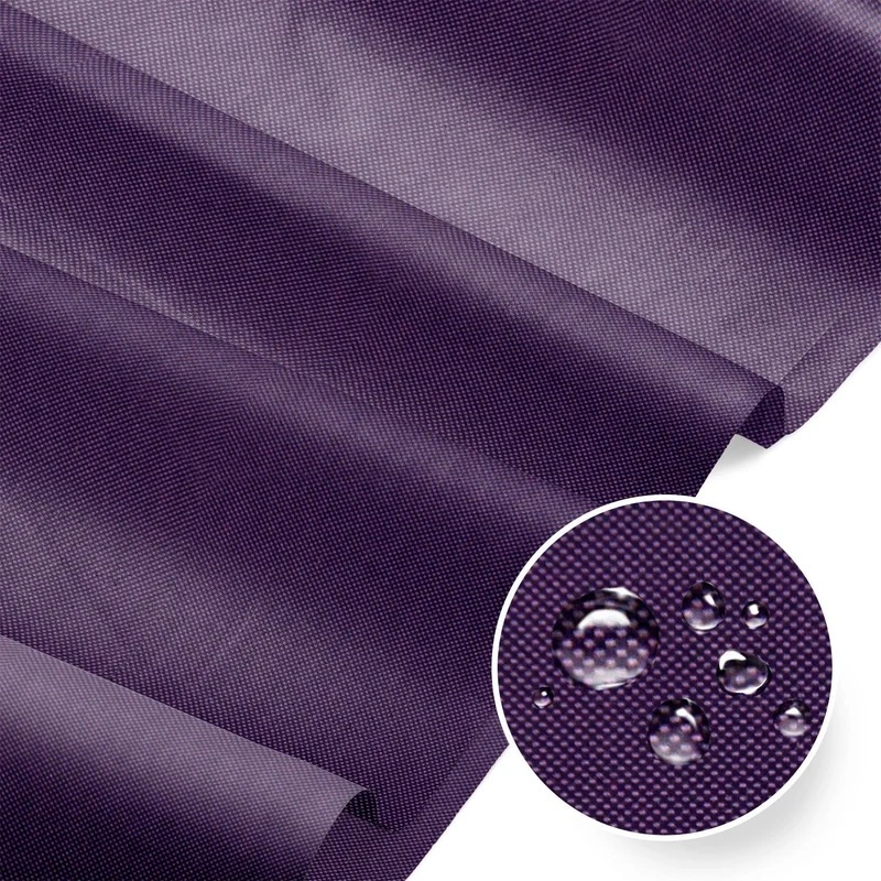Wasserabweisender Stoff Oxford - Dunkelviolett
