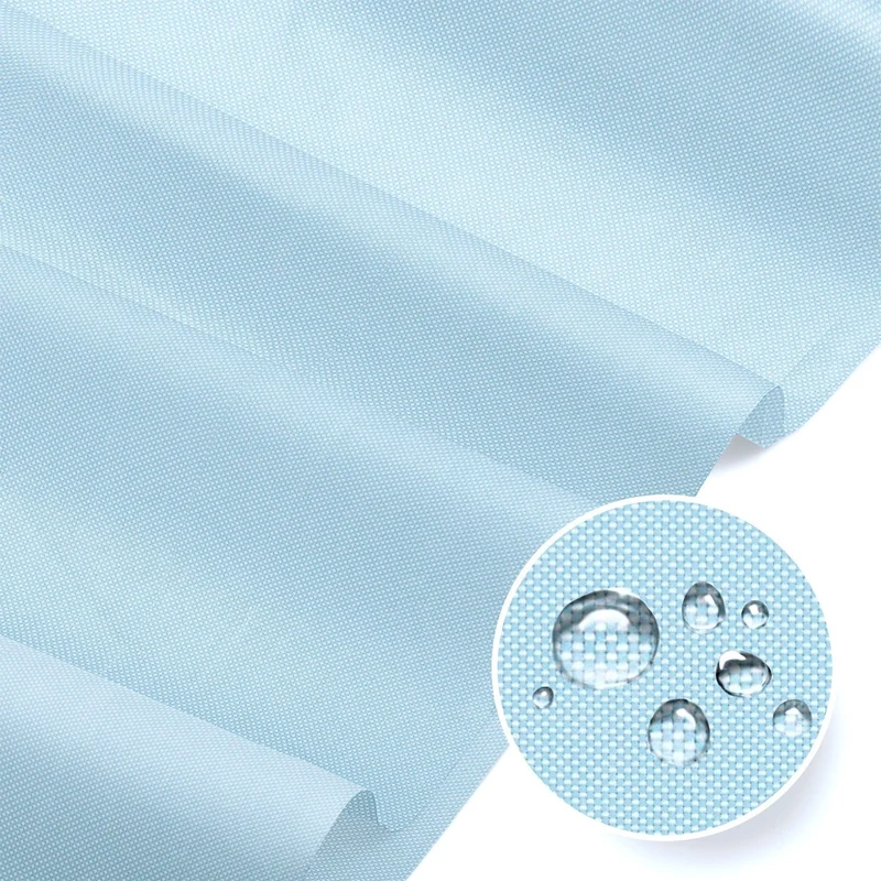 Wasserabweisender Stoff Oxford - Babyblau