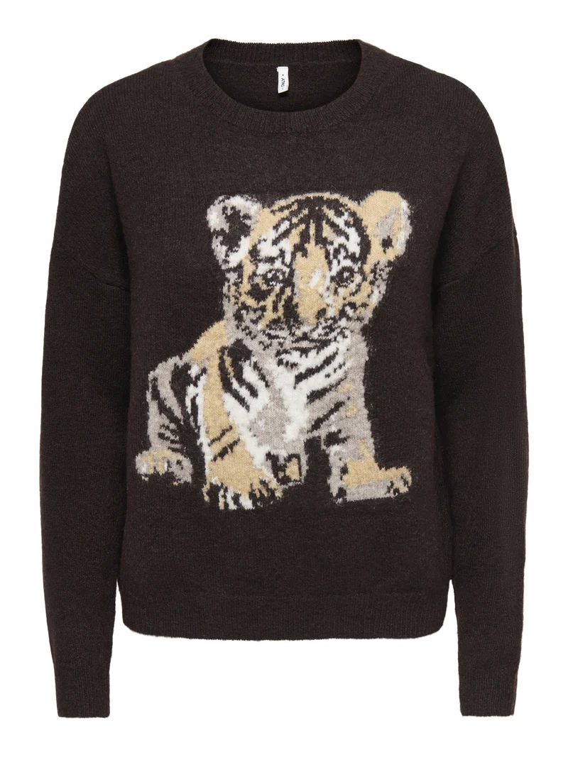 ONLTORONTO Pullover mit Tiermotiv
