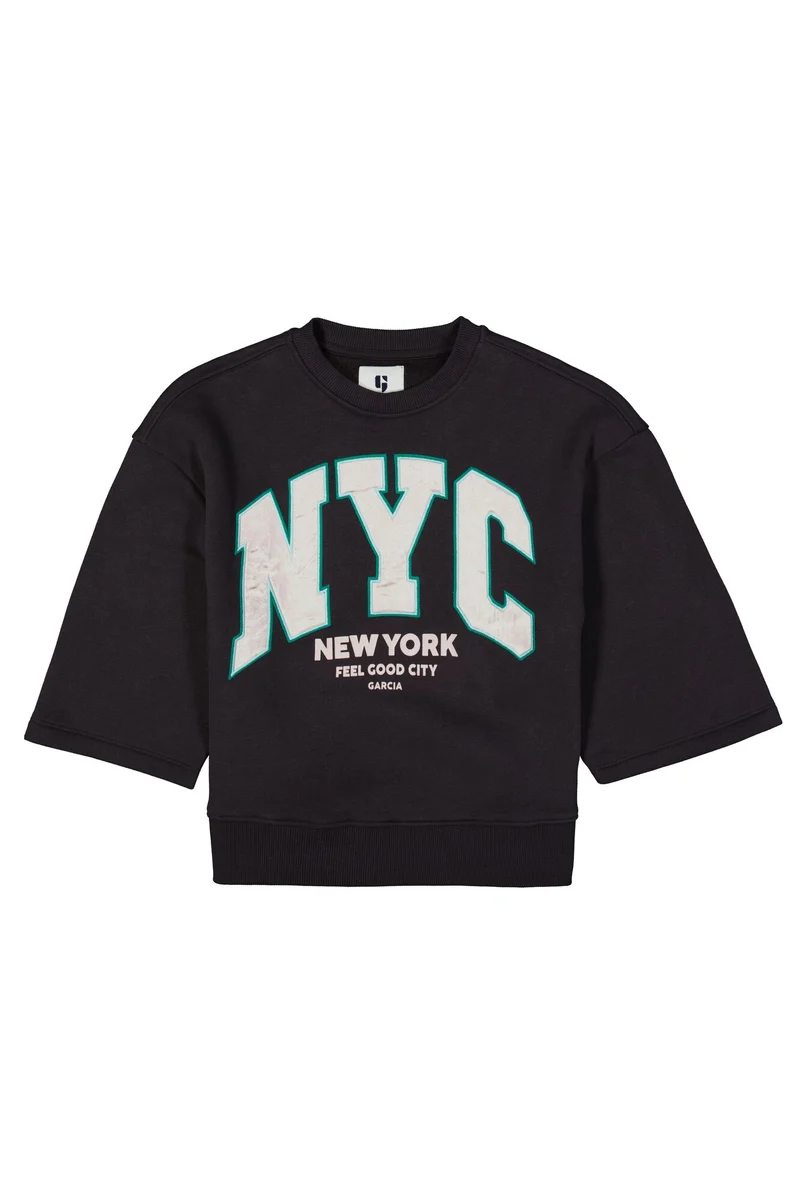 Sweater mit auffälligem Textdruck