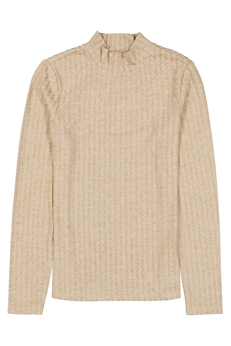 Langarmshirt mit Jacquardstruktur
