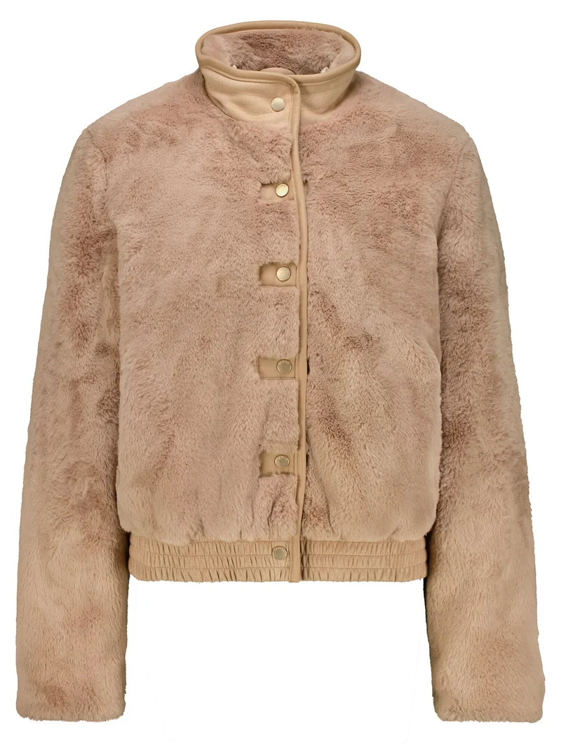 Jacke aus weichem Kunstfell