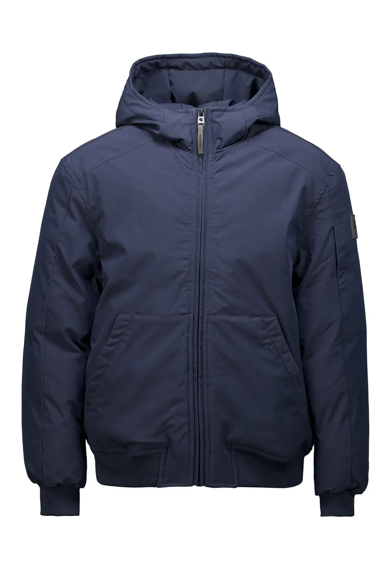 Wattierte Jacke mit Kapuze