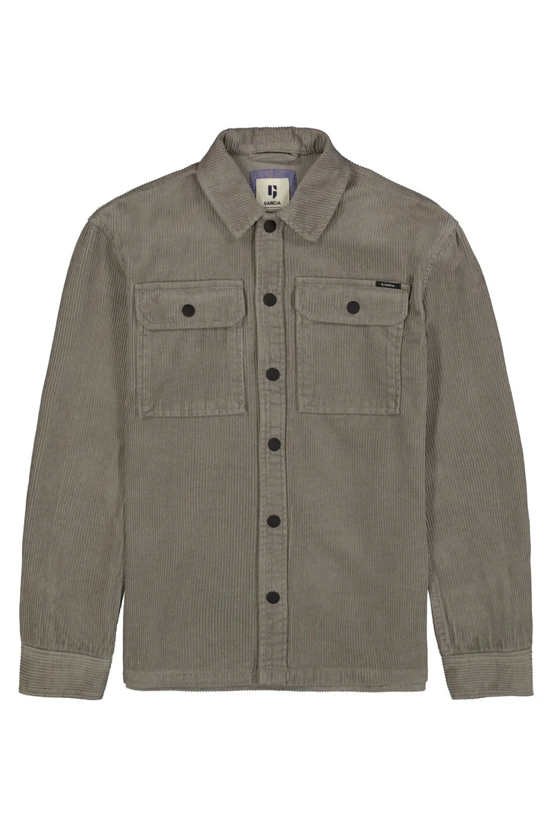 Corduroy-Overshirt mit Brusttaschen