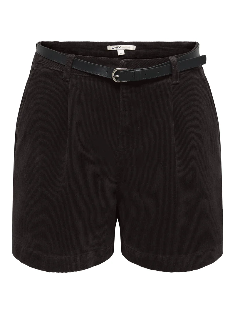 ONLZEVA High Waist Cord Shorts mit Gürtel
