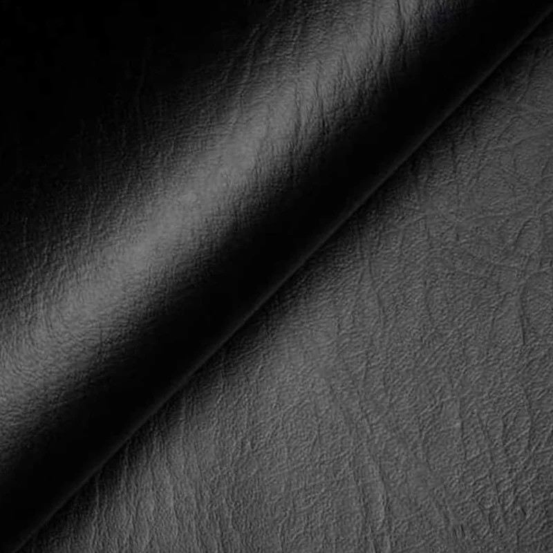 Wasserdichtes ECO LEDER MARINA H - UV-beständiger Stoff für Yachten, Boote, Abdeckungen - Schwarz