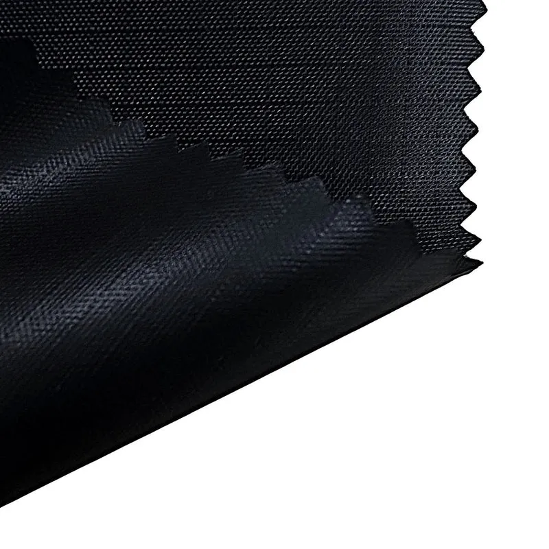 Wasserabweisender Stoff RIPSTOP TPU UV-beständig - Schwarz