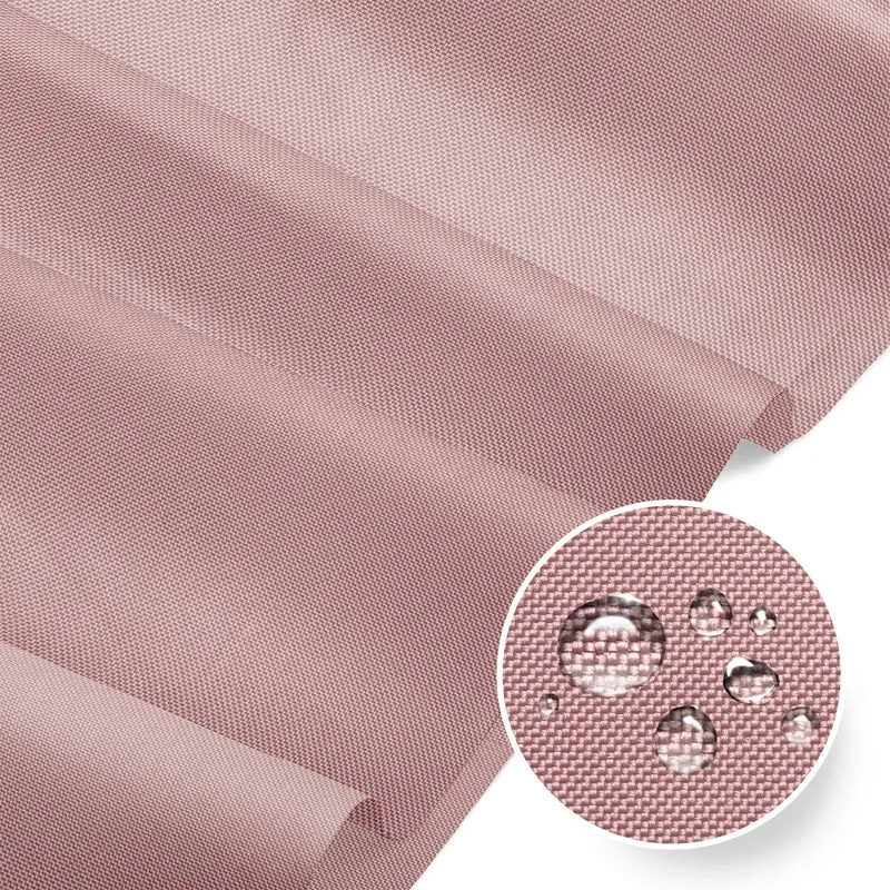 Wasserabweisender Stoff Oxford - Pastellrosa