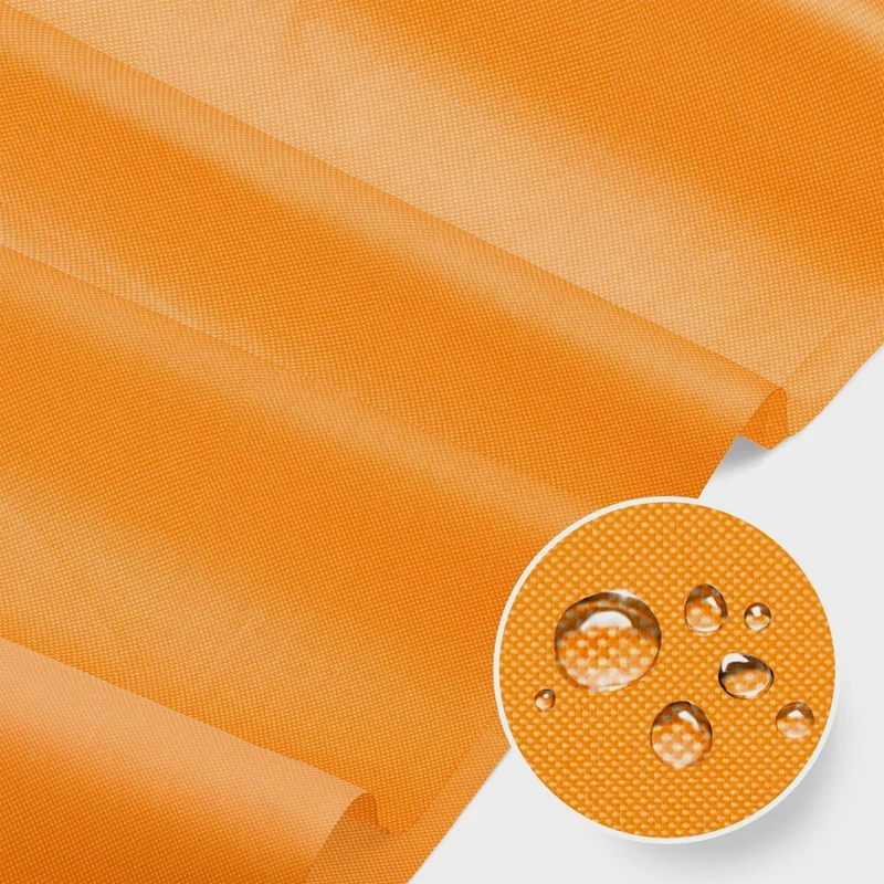 Wasserabweisender Stoff Oxford - Orange