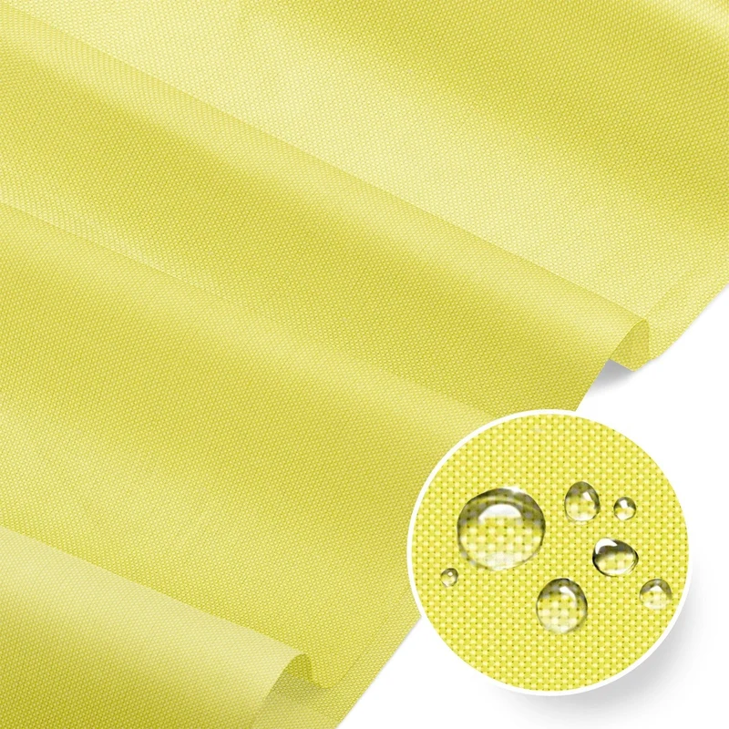 Wasserabweisender Stoff Oxford - Neonlimette