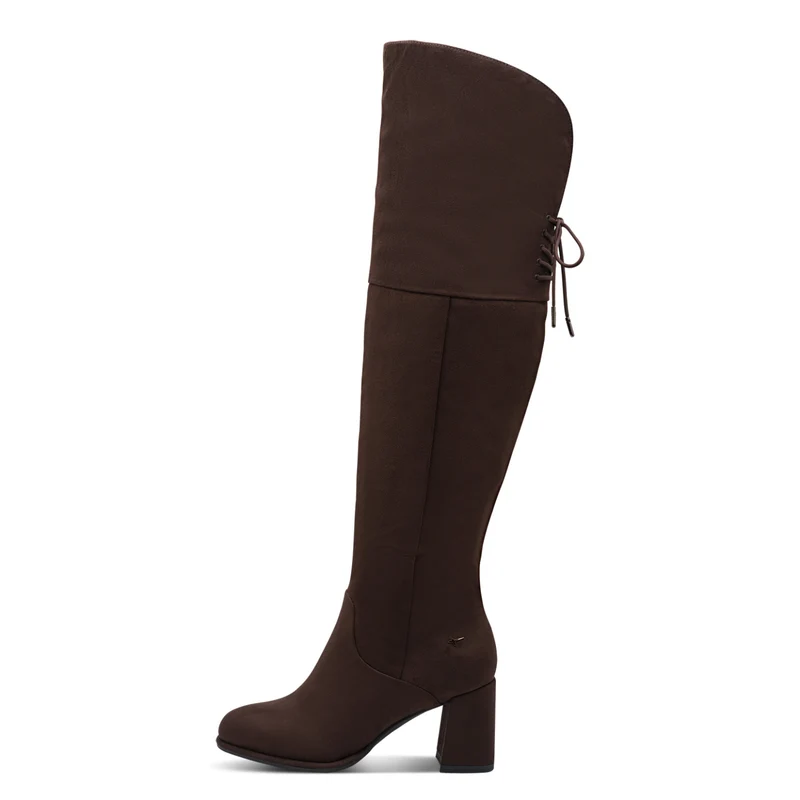 Overknee-Stiefel mit Blockabsatz