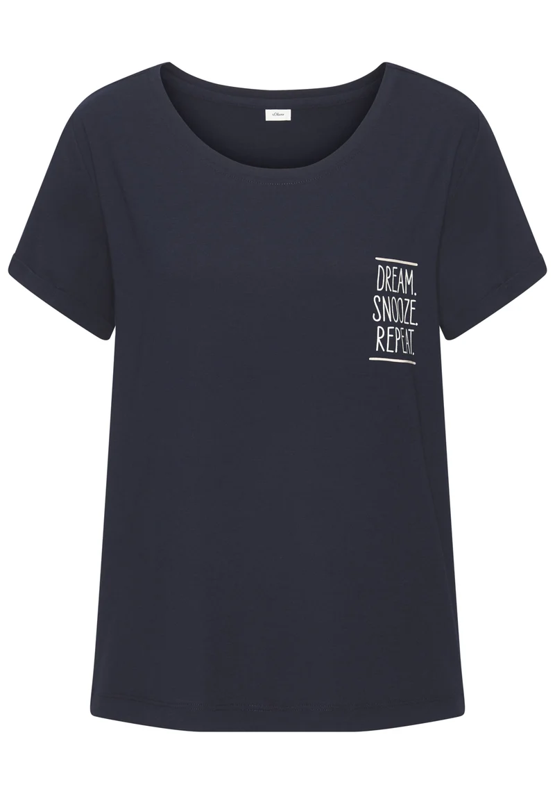 s.Oliver LM Pyjamashirt – Dark Blue