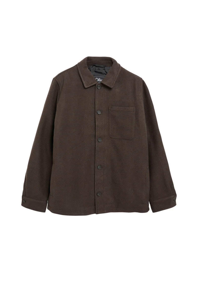 Overshirt in Wolloptik