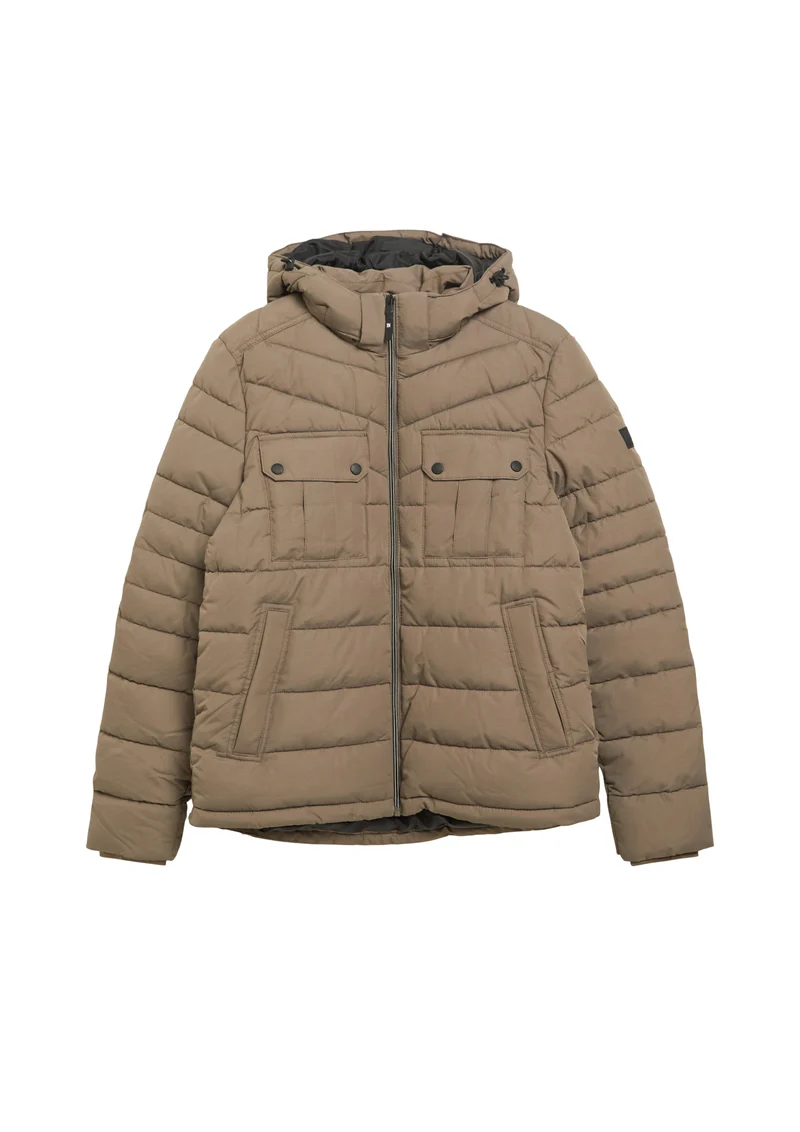 Puffer-Jacke mit Kapuze