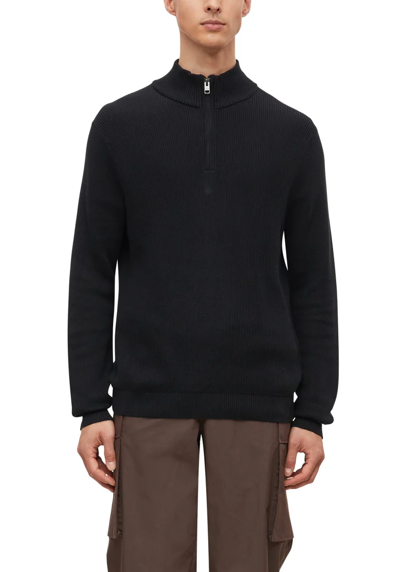 Strukturierter Strickpullover