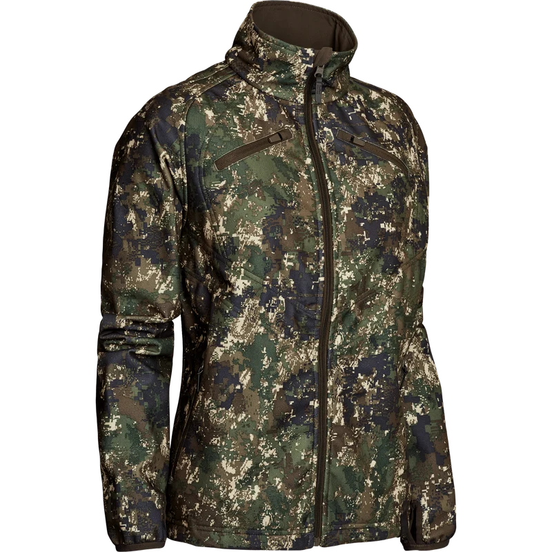 GROA Womens Reversible Camo Jacket - Opt2 / Orange