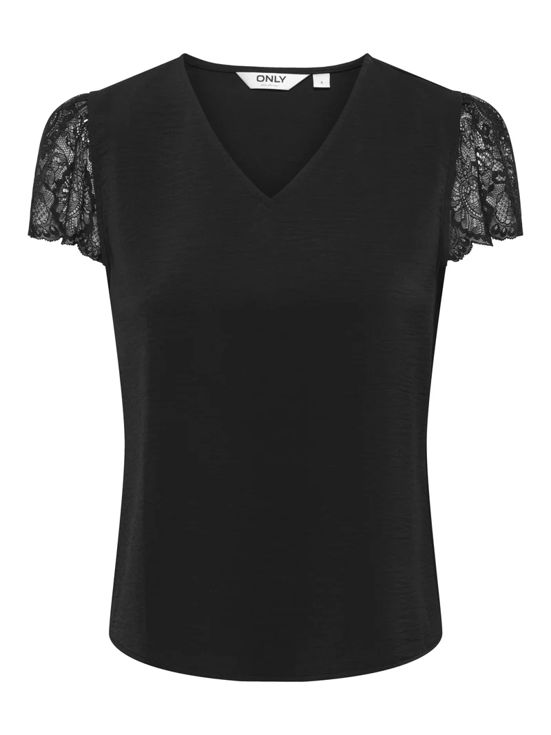 ONLLORIEN Top mit Spitzen-Detail