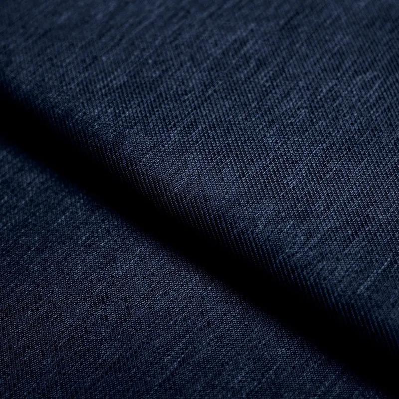 Jeans-Imitat aus wasserabweisendem Stoff - Marineblau