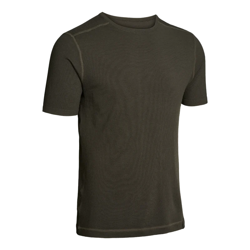 NORR ALK Short-sleeve Baselayer Top - Dark green