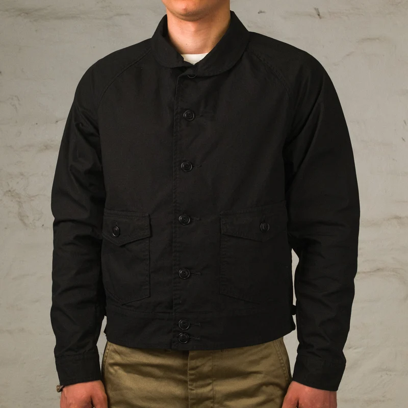 Military Ripstop Civilian Cossack Jacket Surprise Black