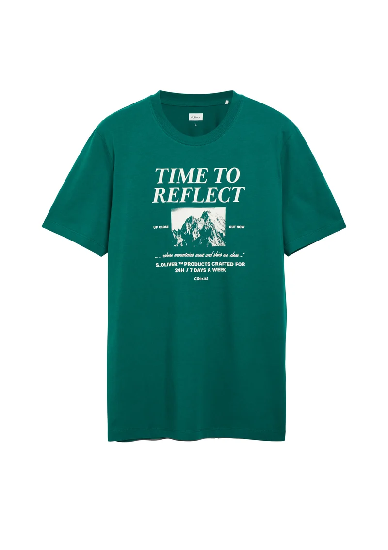T-Shirt mit Artwork-Print
