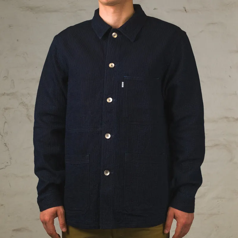 12 oz. Cube Sashiko Denim Chore Jacket
