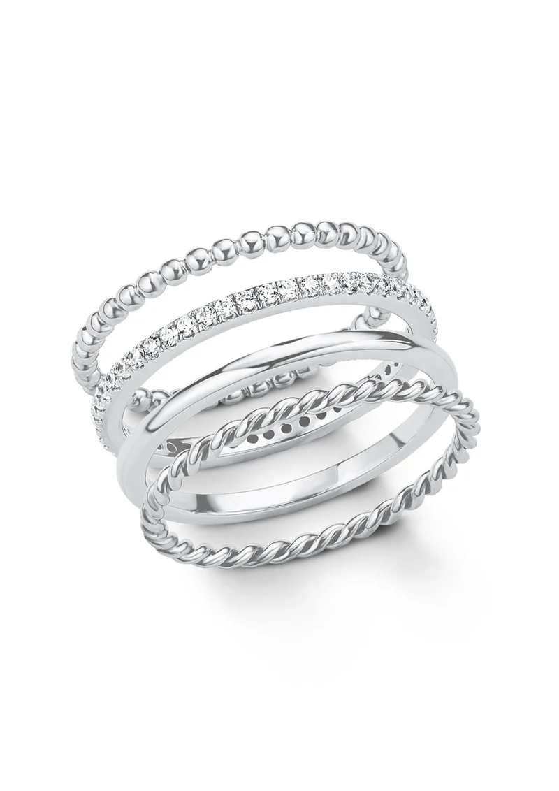 Steckringe mit Zirkonia