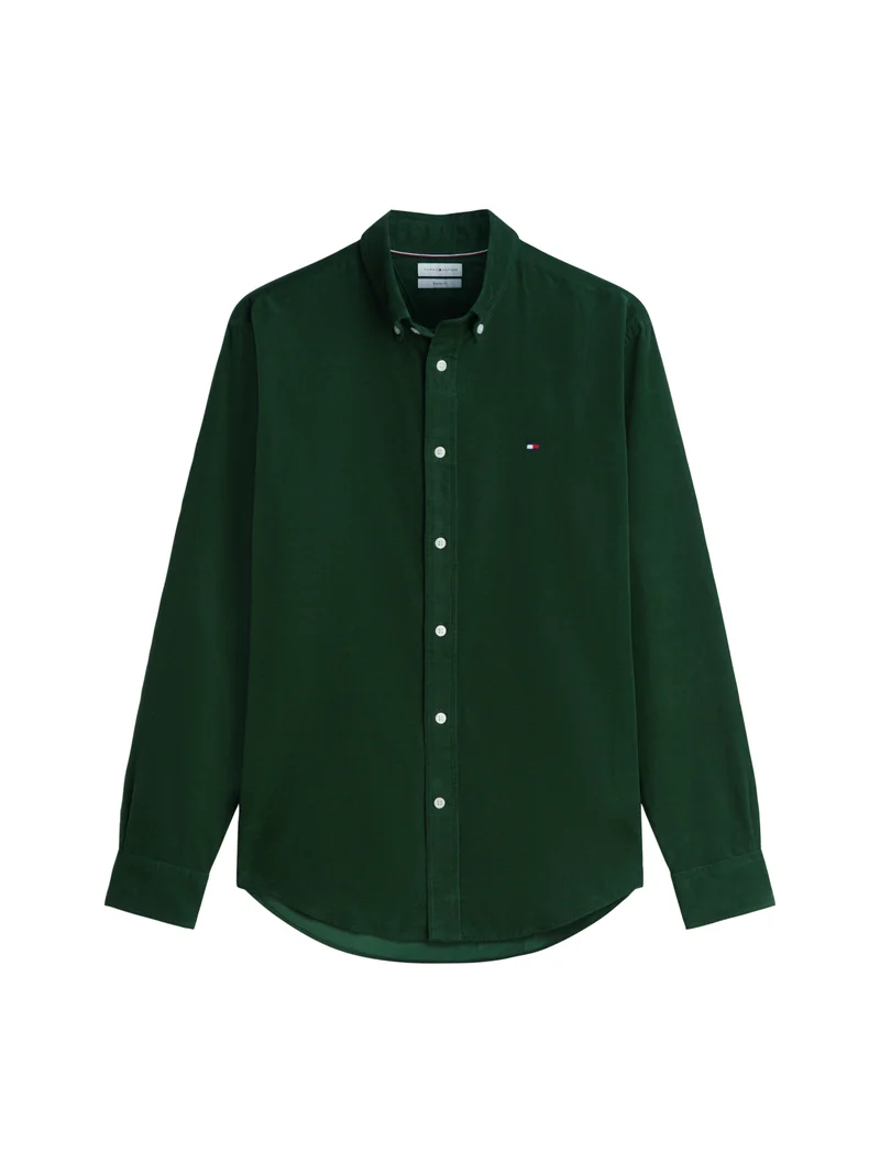 Regular Fit Cordhemd im Western-Stil