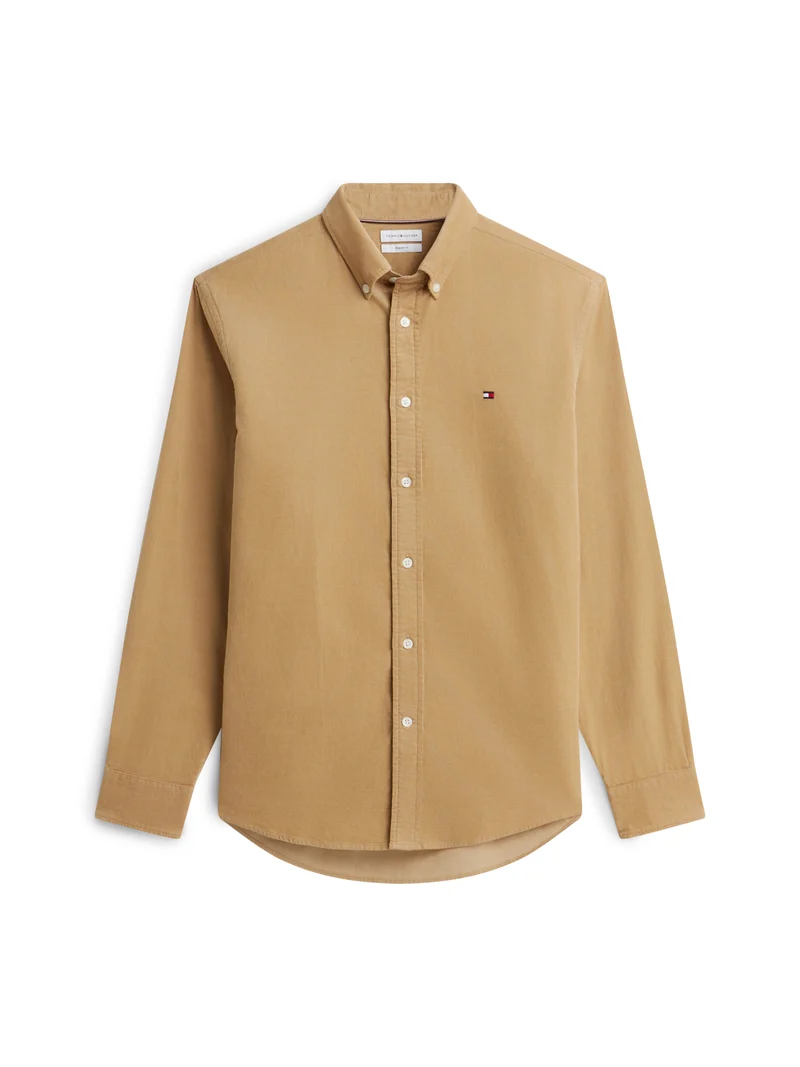 Regular Fit Cordhemd im Western-Stil