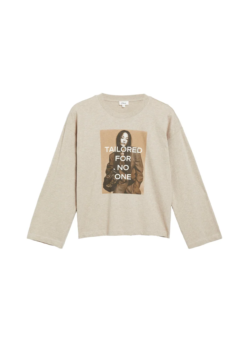 Langarmshirt mit Fotoprint