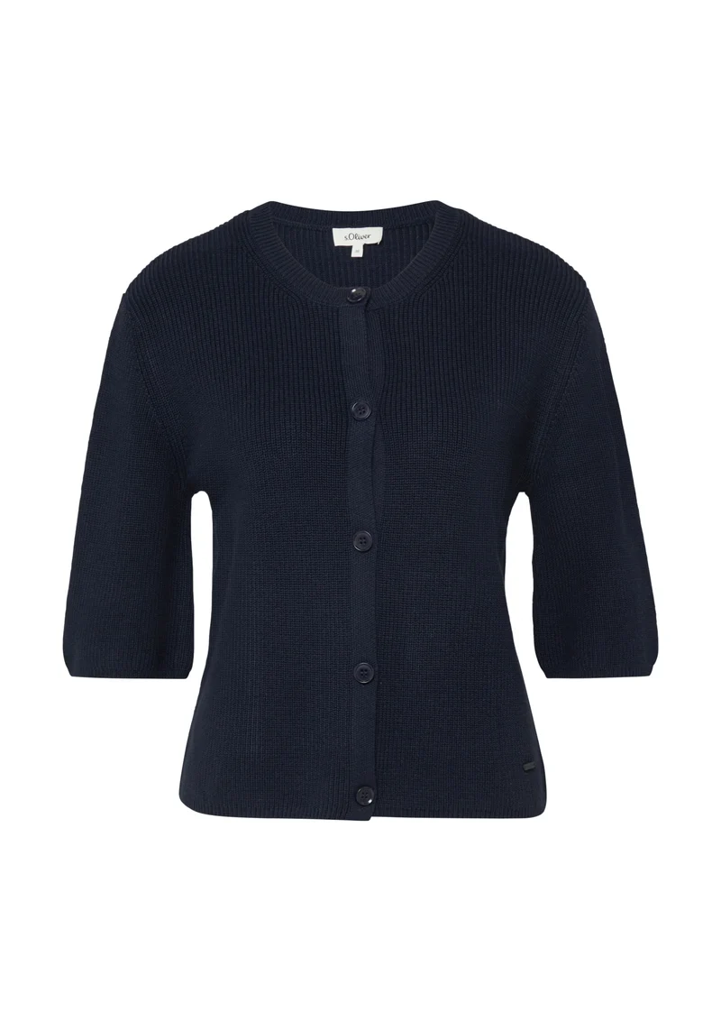 Halbarm-Strickjacke