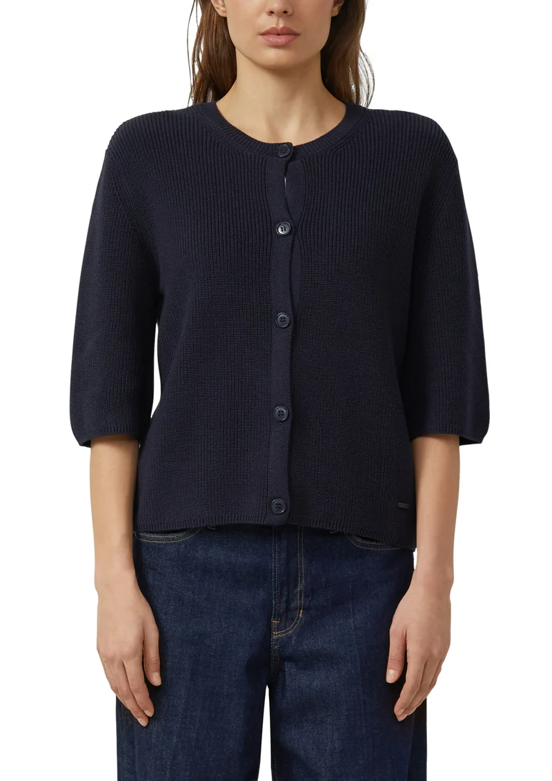 Halbarm-Strickjacke