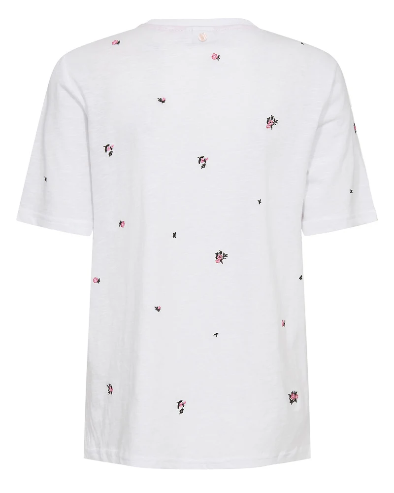 T-Shirt mit Stickerei