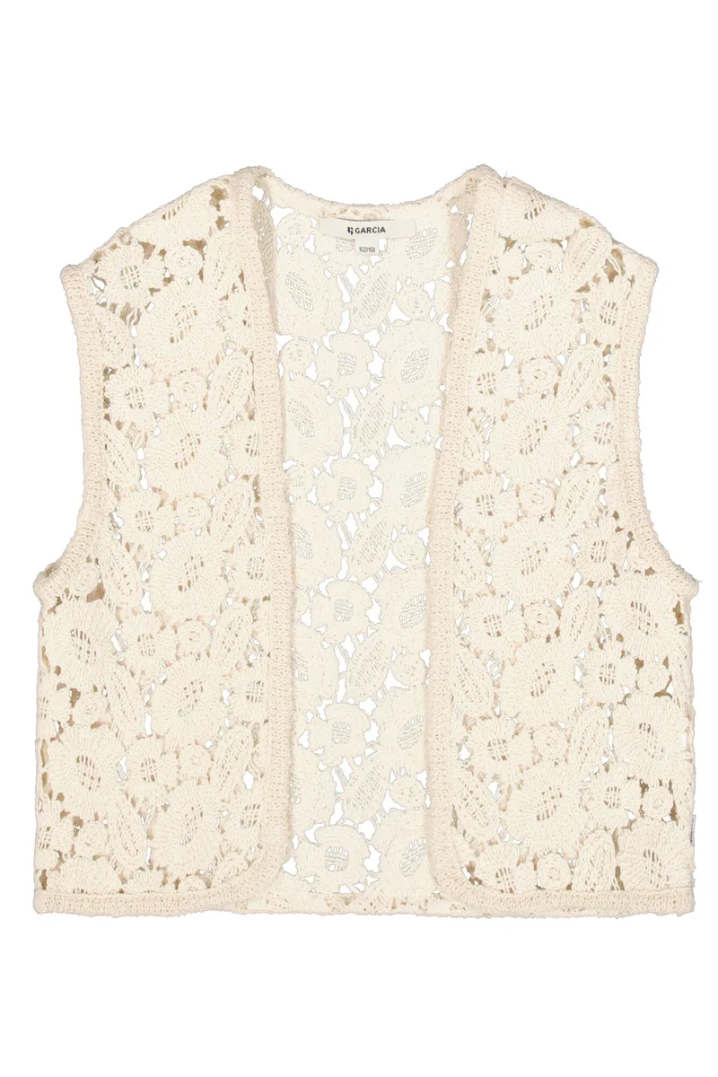 Gebrochenes weißes Gilet