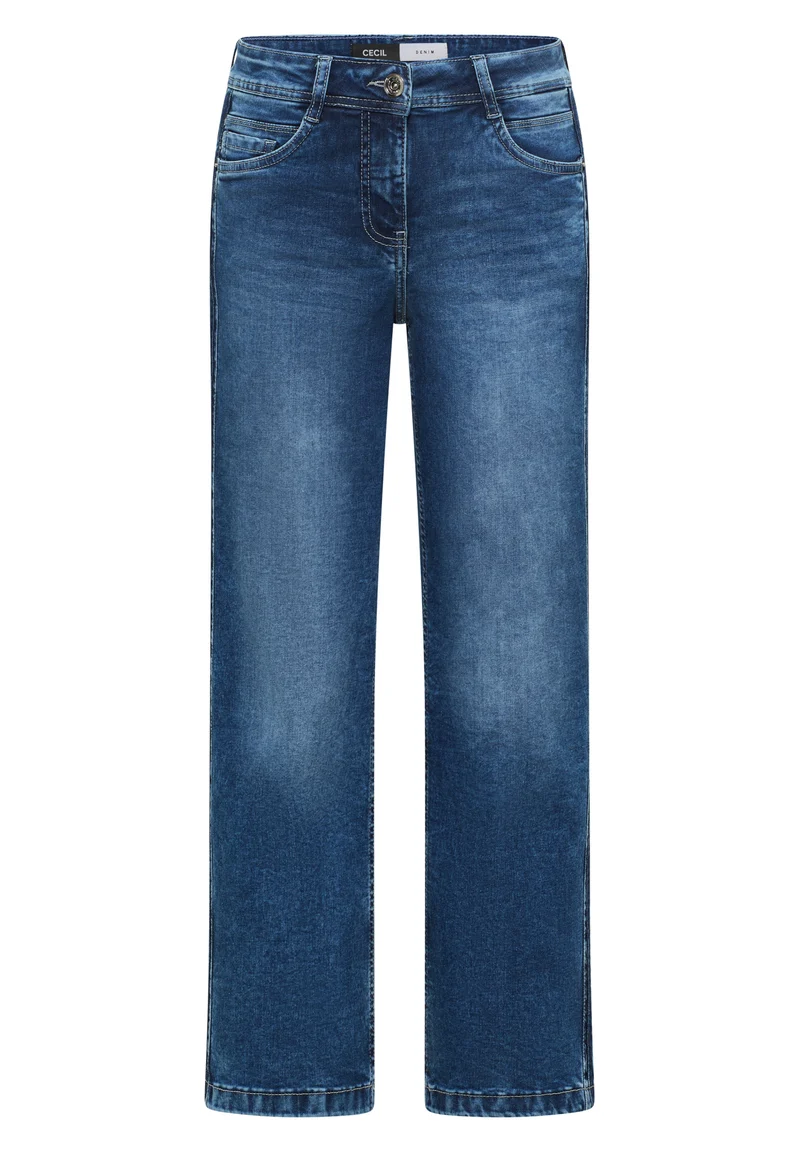 Jeans mit weitem Bein