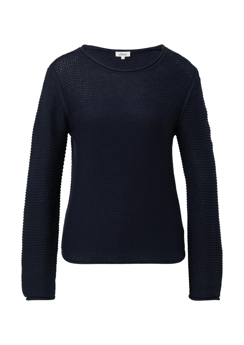 Strickpullover im Slim Fit
