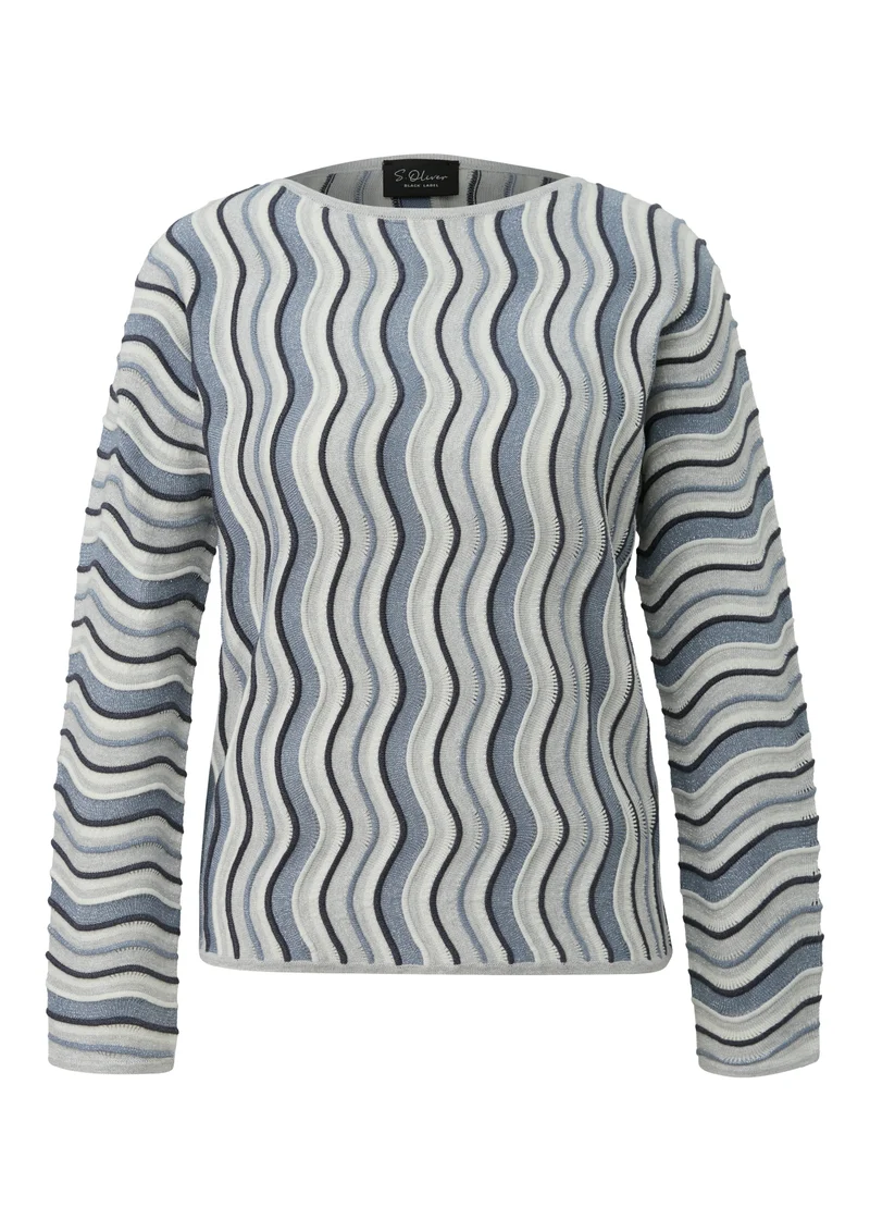 Leichter Feinstrick-Pullover
