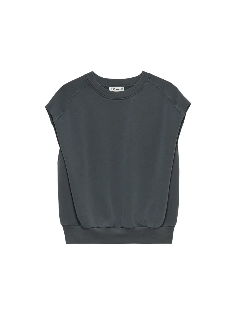 Ärmelloses Sweatshirt
