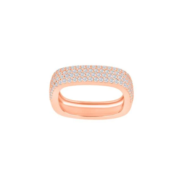 Rosévergoldeter Ring "KOSANOR"