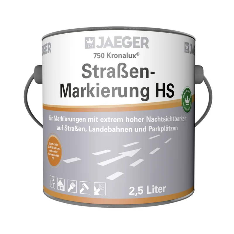 Jaeger 750 Kronalux Straßenmarkierung HS 10 Liter gelb
