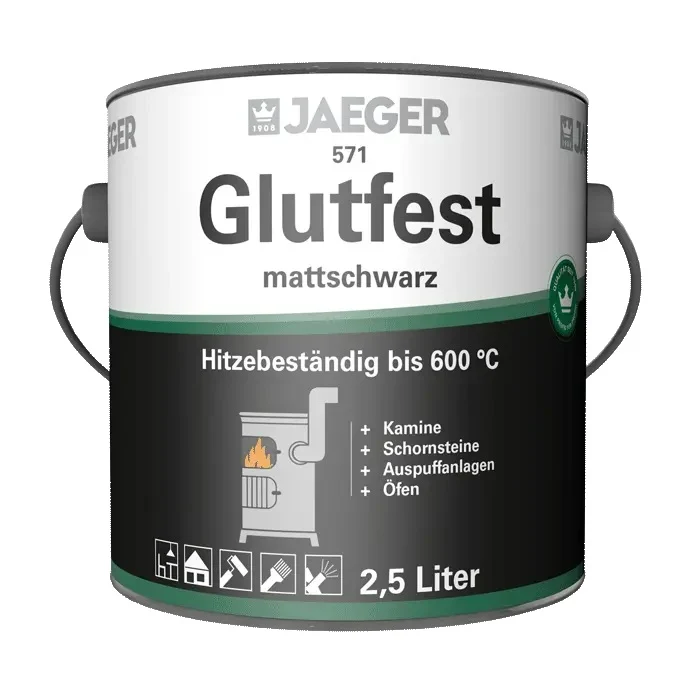 Jaeger 571 Glutfest 0,375 Liter mattschwarz