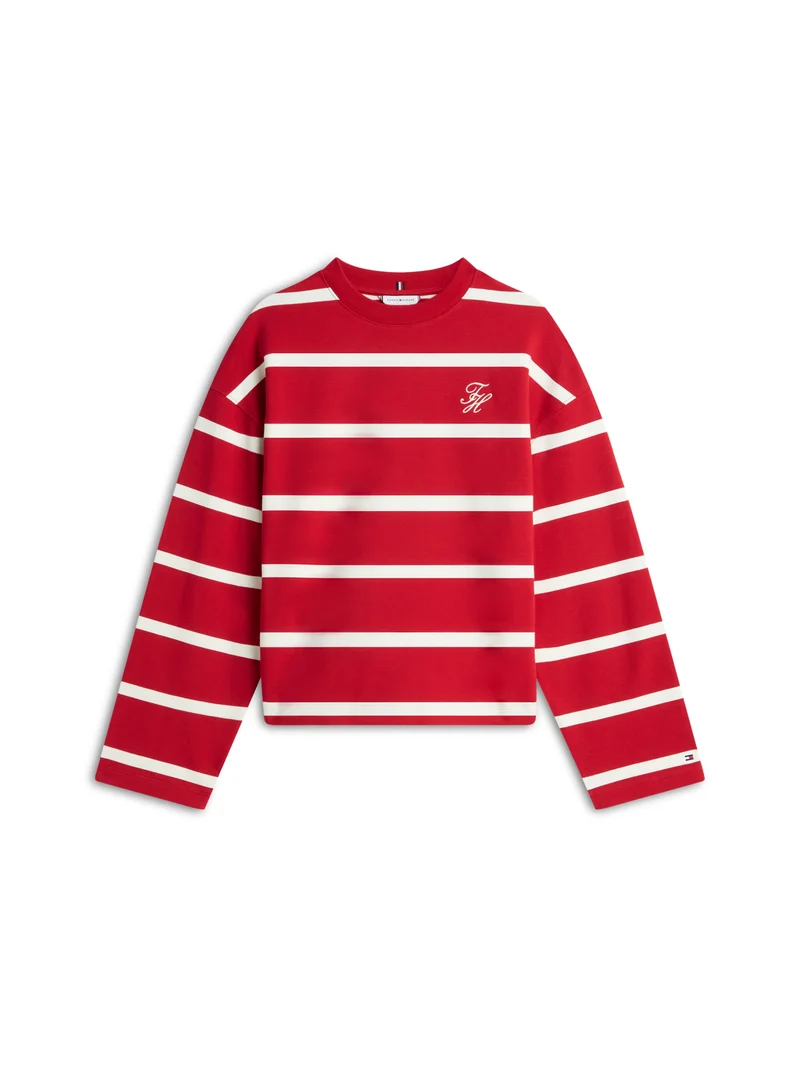 Sweatshirt mit Streifen