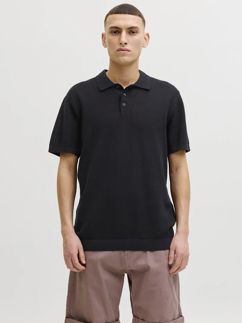 Strick Poloshirt