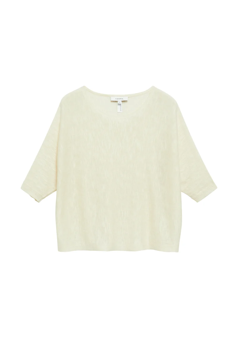Leinen-Mix-Pullover